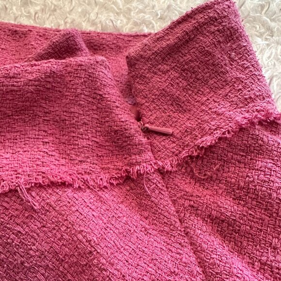 🌷Y2K🌷W.D.N.Y. Silk Lined Pink Barbiecore Skirt Women's Size 10 - Picture 7 of 12